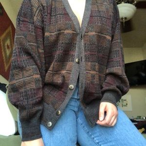 Vintage Florence Tricot Italian Wool Cardigan
